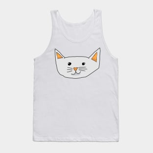 Light Grey Cat Tank Top